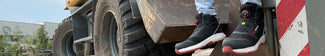Redbrick Pulse veiligheidsschoenen met een snelsluitsysteem