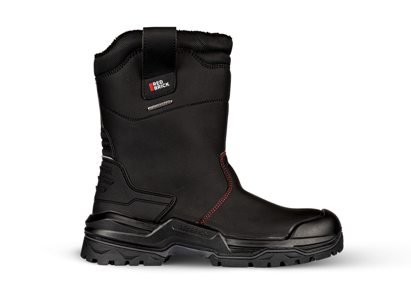 Redbrick Pulse Boot Black + Wool S7S gevoerde werklaars