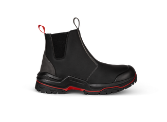 Zijaanzicht van de Redbrick Pulse Ankle Boot Black S3S