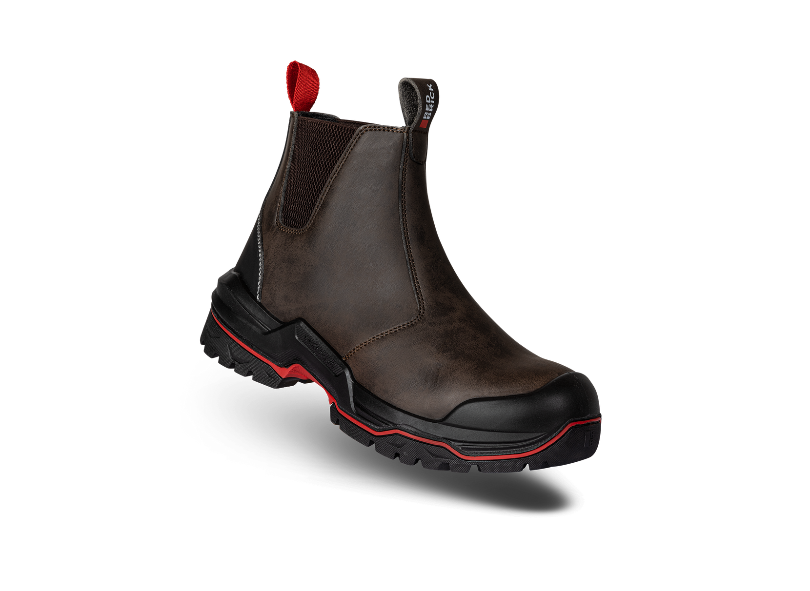 Redbrick Pulse Ankle Boot Brown S3S instap veiligheidsschoen | Redbrick ...