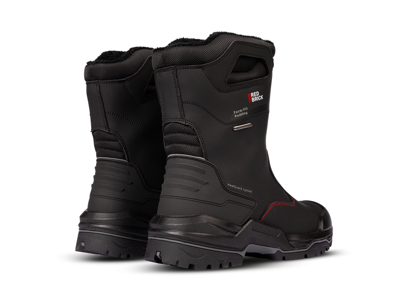 Redbrick Boot Black Wool S7S