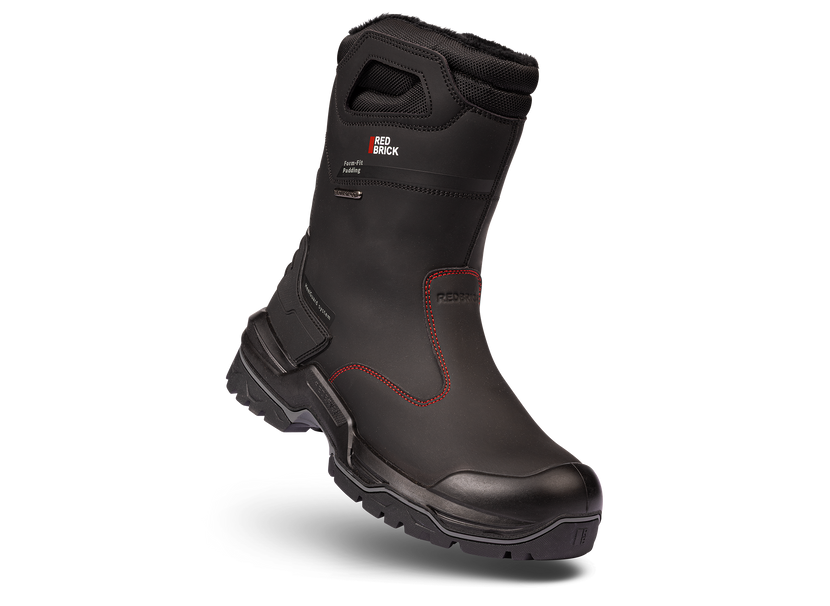 Redbrick Boot Black Wool S7S