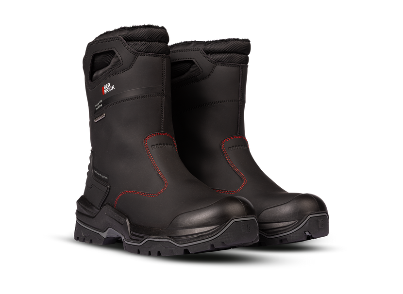 Redbrick Boot Black Wool S7S