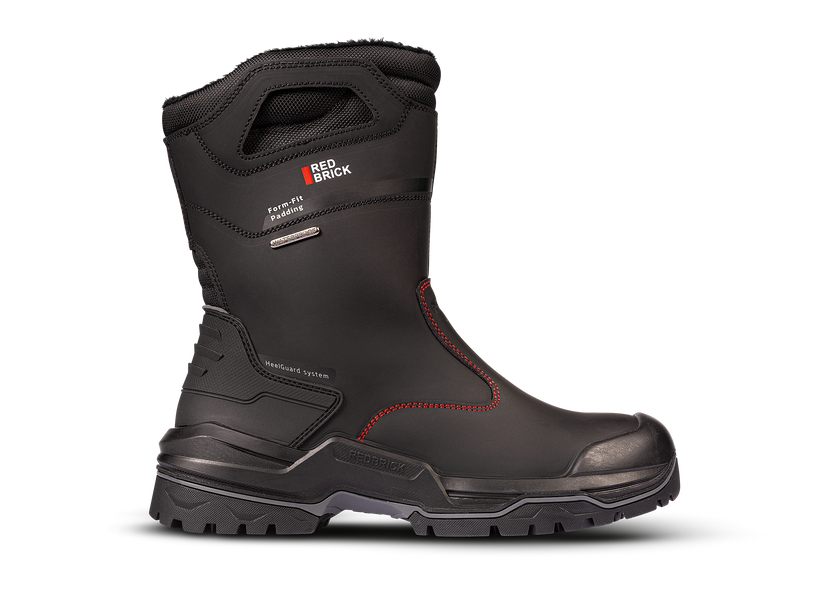 Redbrick Boot Black Wool S7S