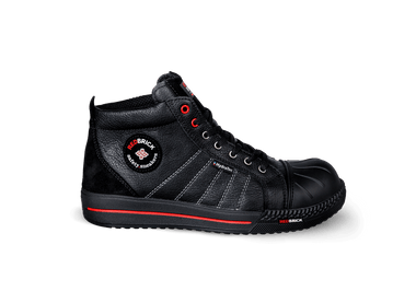 Redbrick Onyx Hydratec S3, een hoge waterdichte veiligheidsschoen met sneakerlook